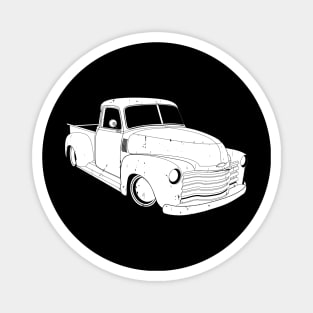 distressed chevy trucks Magnet